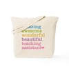 CafePress Amazing Teaching Assistant Tote Bag Natural Canvas Tote Bag,