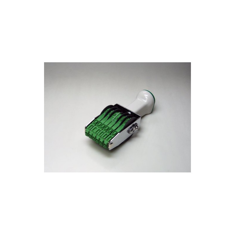 Sanby TK-G26 Rotating Stamp Techno Touch 6 Row Gothic Style