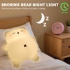 MAGOHMT Squishy Night Light for Kids, Bear Silicone Night Light