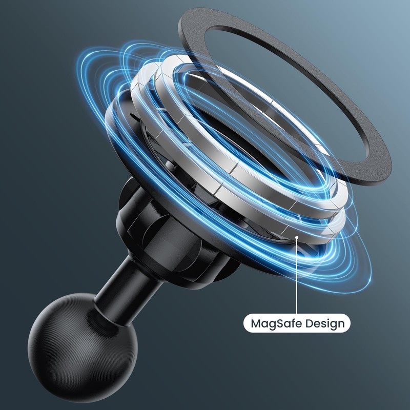KRAJEWS Magnetic Cell Phone Holder Base with 1" Ball for