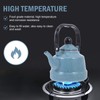HEMOTON Enameled Tea Kettle with Handle Stovetop Tea Kettle Enamel