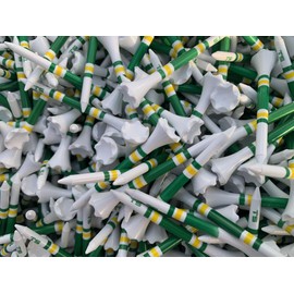 TRUESTRIKE Premium Augusta Inspired Plastic Golf Tees 3 1/4 or 2 3/4-100 Golf Tees Plastic (Green Jacket, 2 3/4)