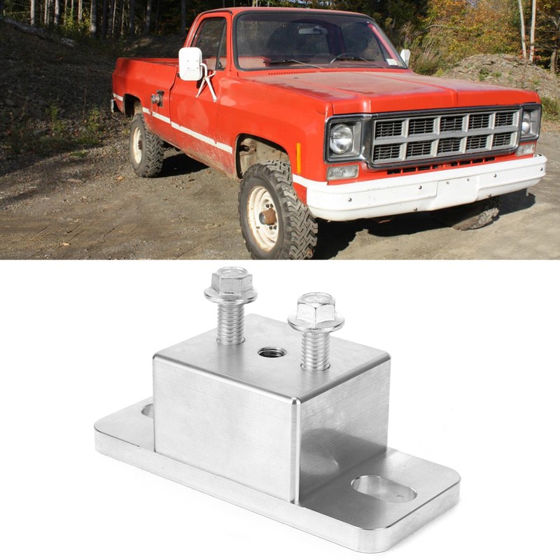 Solid Transmission Mount Aluminum Alloy Mounting Base Fit for Chevy