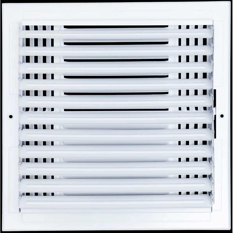 Fits 12x12 Duct Opening 4 Way Steel Air Supply Diffuser