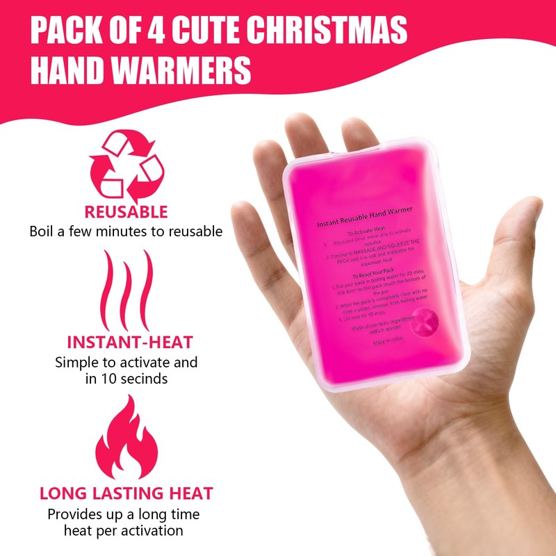 Reusable Snap Portable Lasting Heating Hands Heater,Pouch Gel Cute Long