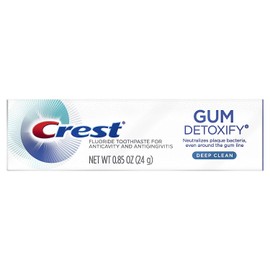 Crest Gum Detoxify Deep Clean Toothpaste, 0.85 Ounce Travel Size
