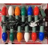 Holiday Living - (4 Sets) 25ct Multi-Color Ceramic C9 Lights