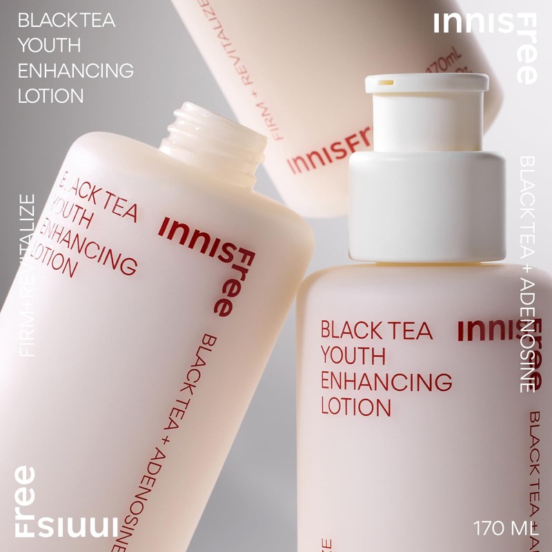 Innisfree Black Tea Youth Lotion 170ml - Genuine Moisturizer, Moist