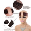 2PCS Elastic Wigs Grip Headband,Velvet Wig Grips Band,Adjustable Non Slip