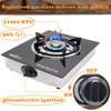 RegiisCook 1 Burner Propane Gas Cooktop,Camping Portable LPG Gas Stove,