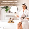Realgulf Bamboo Bathtub Tray | Splash-Proof Adjustable (28-40 Inch) |