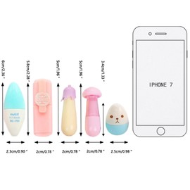 TopHomer 12PCS Mini Highlighter Assorted Colours Highlighter Pens Fluorescent Pens Bright Colours Markers for Kids and Adults, Journals, School, College, University or Office