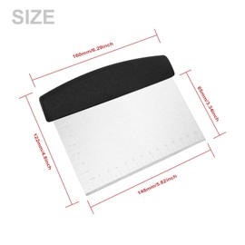 Desktop scraper kitchen gadgets dough cutter veggie chopper Stainless steel dough scraper bench scraper kitchen Pizza cutting machine cooking gadgets dough scraper Baking Supplies Kitchen Kitchenware