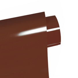 FOSER Heat Transfer Vinyl, 12" × 9.8ft Vinyl Roll, Textile Iron-On Transfer Foil for DIY T-shirts, Fabric (Brown)