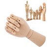 Wood Mannequin Hand Flexible Joints Fingers Drawing Mannequin Hand for