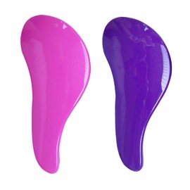 2 Pcs Detangling Brush,Hair Brush,Glide Thru Detangler Hair Comb or Brush,No More Tangle, Adults and Kids