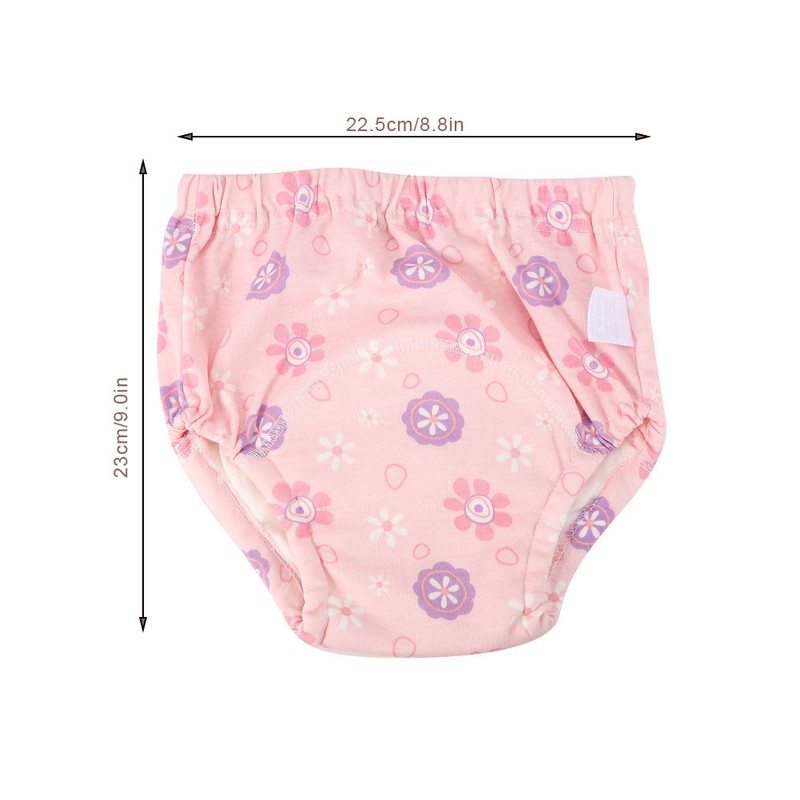 2pcs Baby Pee Potty Training Pants Infant Cotton Training Underwears