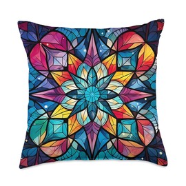 Lumonation Parol Filipino Lantern Christmas Tree Throw Pillow