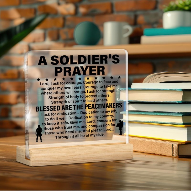 Soldiers Gifts for Him, Religious Army Graduation Gift for Army