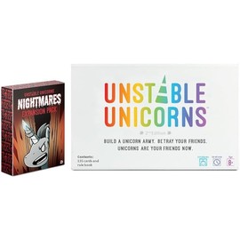 Unstable Unicorns: Nightmares Expansion - Designed to be added to your Unstable Unicorns Card Game