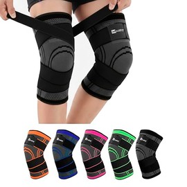 2 Unidades de Rodilleras Ortopedicas Antideslizantes, Protegen Tus Rodillas, Ideal para Corredores, Voleibol, Baloncesto, GYM, Ciclismo, Par de...    