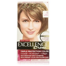 L'Oreal Excellence Creme, Light Brown [6] 1 Each (Pack of 6)