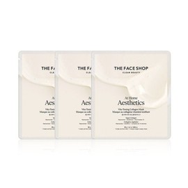 The Face Shop Miracle House 3ea Home Stethoscope Vita-Toning Collagen Mask 714273 / 미라클하우스 3ea 홈스테틱 비타-토닝 콜라겐 마스크 714273