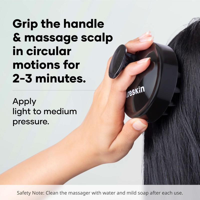 Cureskin Head Massager | Hair Massager for Hair Growth &