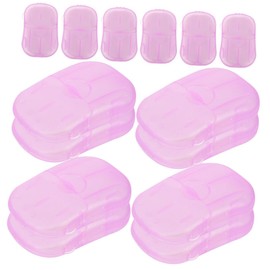BESPORTBLE Portable Travel Soap Sheets of Hand Washing Soap Slices for Outdoor Use for Business Trips and Camping Box