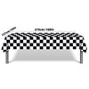 SINGOMON 2 Packs Black and White Checkered Table Cloths Buffalo
