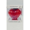 Glass 12cm Large Friendship Heart Hanging Hand Red Craft Keepsake
