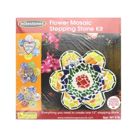 Milestones Mosaic Flower Stepping Stone Kit