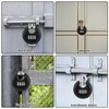 3 Pack Outdoor Combo Lock for Storage Unit 4-Digit Disc