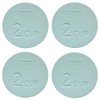 Yodecy Silicone Bowl Lids fit Pyrex Glass Bowls 7200-PC 2