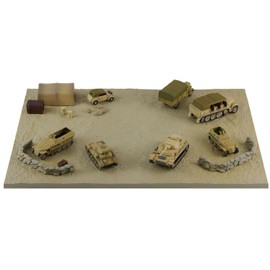Pit Road 1/144 SPK Series German African Corps (Battle of Tunisia) Plastic Model SPK03 (Scene)