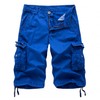 Leward Men's Cotton Twill Cargo Shorts Outdoor Wear Lightweight (US,