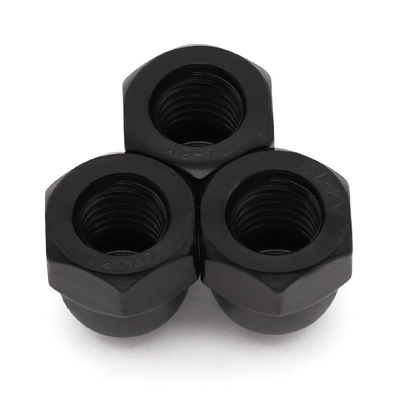RoyceMart 1/2-13 (10 Pack) Stainless Steel Cap Nuts, Acorn Cap