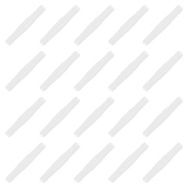 sourcing map 20Pcs Aquarium Air Valve Connector, Plastic Inline Tubing Non-return Valves for 5mm ID Airline Tubing Fish Tank Pond Air Line, White