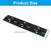 Kemcatui 4Pcs 6 Inch Black Piano Hinges, Stainless Steel Heavy