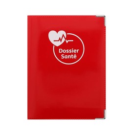 Color Pop Children/Adult Health Document Bag, red, Professional
