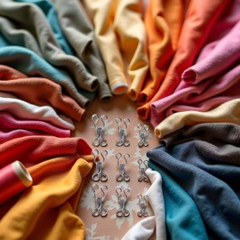 ZhangyiHot 18 Pair Sewing Hooks And Eyes Closure Buckles, 3 Sizes Reusable Metal Sewing Diy Craft Accessories, Suitable For Bra, Corset, Shirt, Pants, Gun-Black and Silver Deft Processed(ZS347)