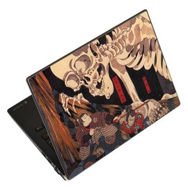 Laptop Skin Stickers for 13.3" Universal Stickers, LAVIE, FMV, LIFEBOOK, Dynabook, Lenovo, Thinkbook, IdeaPad, HP, Pavillon, ENVY, Elite, Dell, Vostro, Inspiron, VAIO, Japanese Style, Skull, 011483