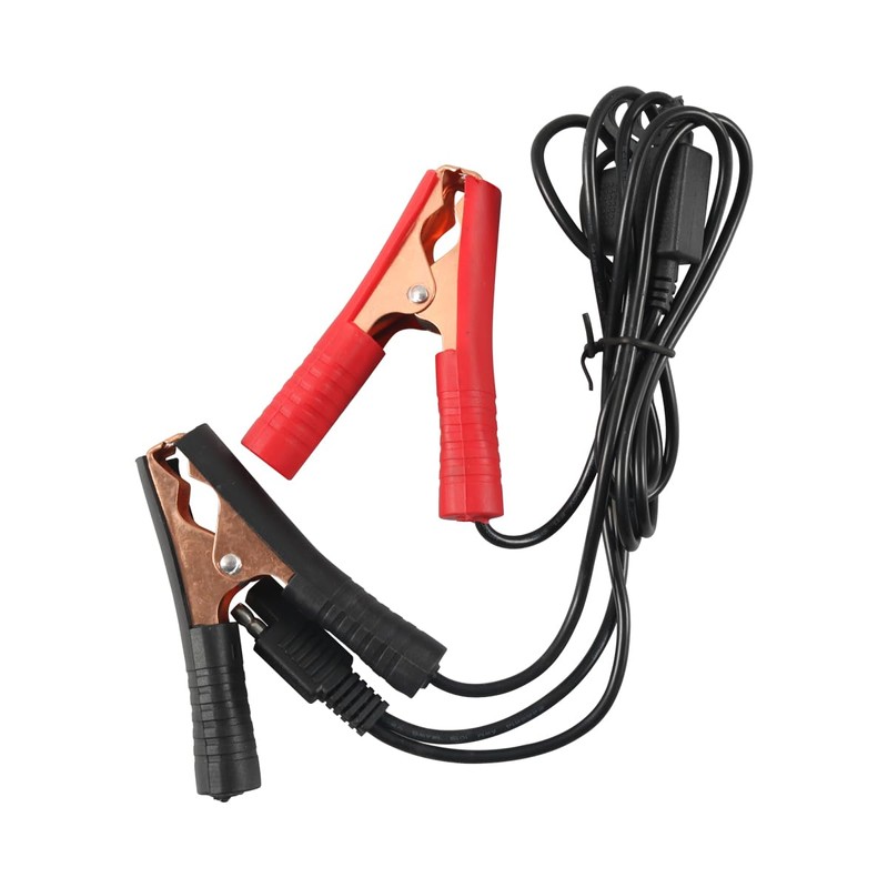 Edinstry 14AWG SAE to Alligator Clip Battery Charger Extension Cable