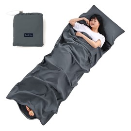 SunKiku Inner Sheets, 29.5 x 82.7 inches (75 x 210 cm), Perfect for Staying in a Mountain Cabin, Inner Shruff, Lightweight, Sleeping Bag, Washable, Envelope Type, Comfortable to Touch, Storage Bag