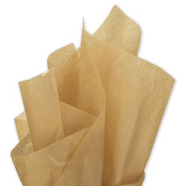 Solid Kraft 150 Sheets - Wrapping Tissue Paper 15" x 20" | A1 Bakery Supplies