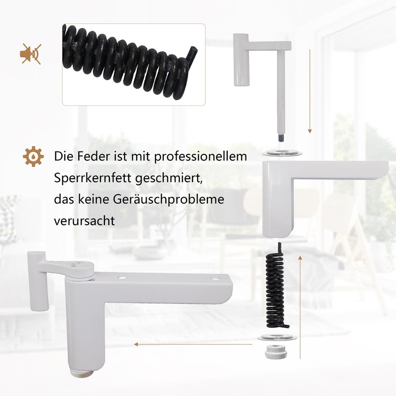 Door Closer, No Drilling, Automatic Mini Door Closer, Room Door,