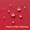 Veblandy Rectangle Table Cloth, Waterproof Polyester Elastic Fitted Tablecloth, Washable