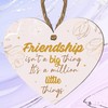 Friendship Heart Plaque – “Friendship Isn’t a Big Thing, It’s