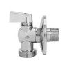 Washing Machine Ball Valve Chrome Plated - 1/2 x 3/4