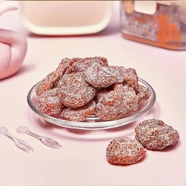 Seedless Dried Plum, Preserved Fruit Dried Plum, 7oz Salty Sour Plum Seedless Plum Meat, Snacks for Pregnant Women 无核梅饼盐津味Shipping from California, U.S.
